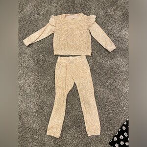 Cat & Jack Velour set- like new